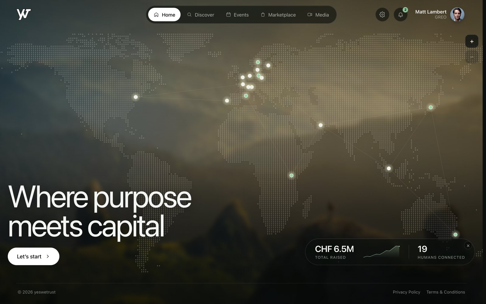 yeswetrust: a dealmaking platform in six weeks