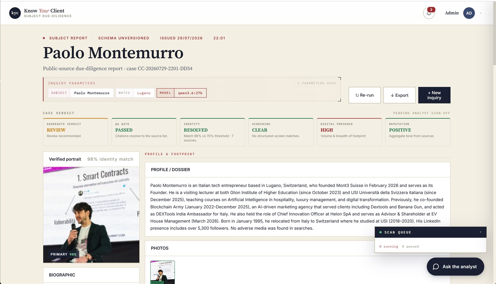 Know-Your-Client preview