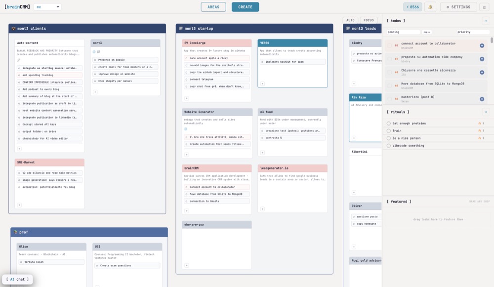 brainCRM - the self-running CRM